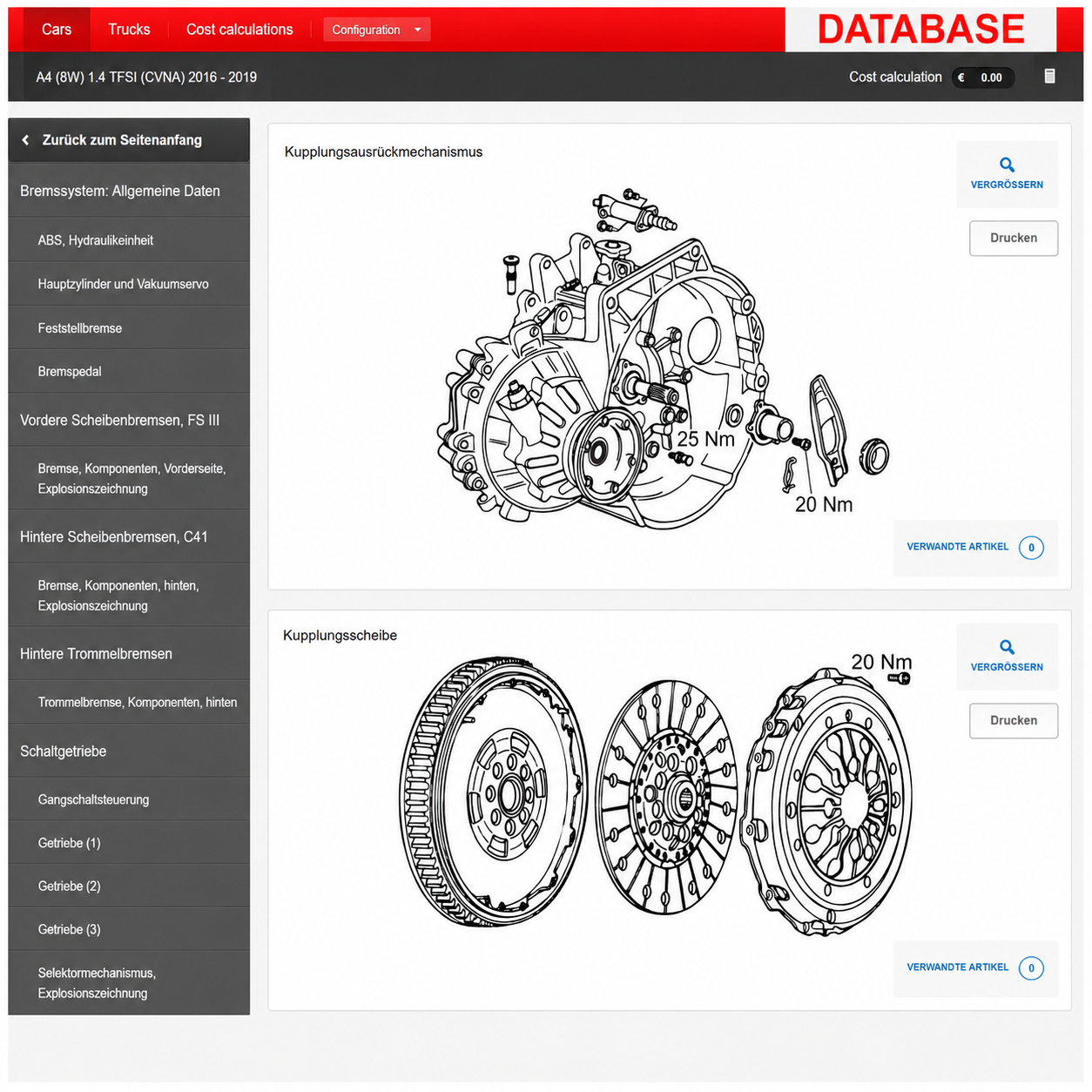 Professional Repair Database for All Car Brands